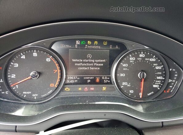 WA1ABAFY8P2061686 2023 AUDI Q5 Черный Вид щитка приборов