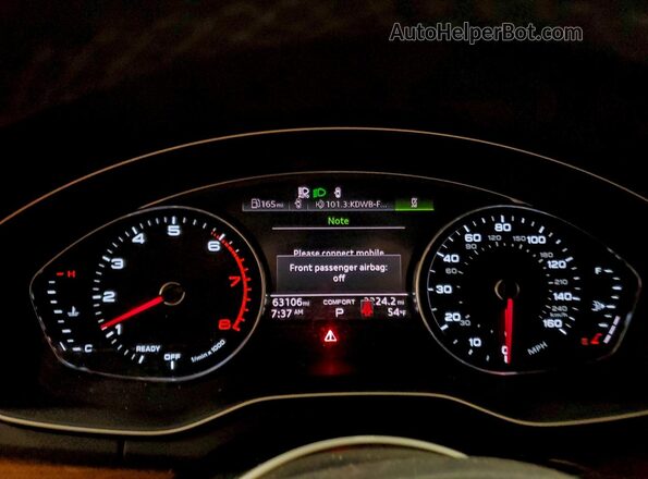 WA1ABAFY9P2013842 2023 AUDI Q5 Белый Вид щитка приборов