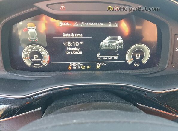 WA1ACBF71PD018662 2023 AUDI Q7 Gray Widok zestawu wskaźników
