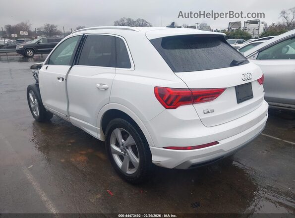 WA1AECF34L1028028 2020 AUDI Q3 Белый Задняя левая четверть