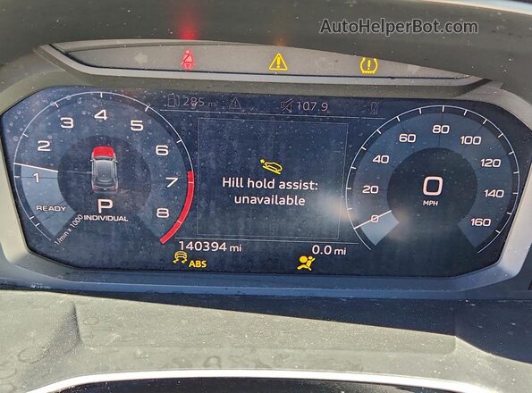 WA1AECF39K1077336 2019 AUDI Q3 Черный Вид щитка приборов