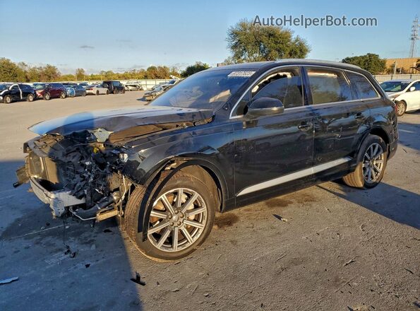 WA1AHAF77KD027645 2019 AUDI Q7 Черный Передняя левая четверть