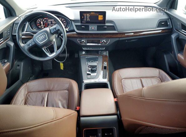WA1ANAFY2J2180378 2018 AUDI Q5 Синий Вид панели приборов