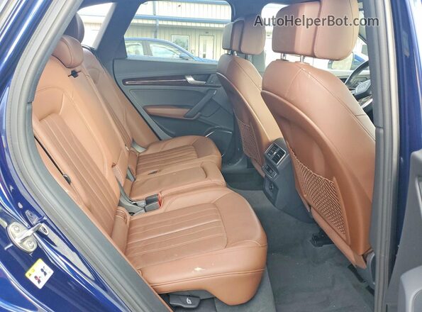 WA1ANAFY2J2180378 2018 AUDI Q5 Синий Вид задней части салона