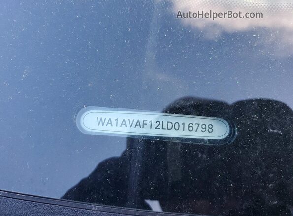 WA1AVAF12LD016798 2020 AUDI Q8 Gray ძრავის განყოფილების ხედი