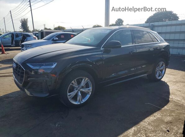 WA1AVAF15KD037157 2019 AUDI Q8 Black წინა მარცხენა ხედი სამი მეოთხედიდან