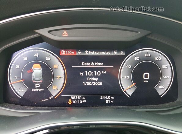 WA1AVAF1XKD009693 2019 AUDI Q8 Белый Вид задних сидений