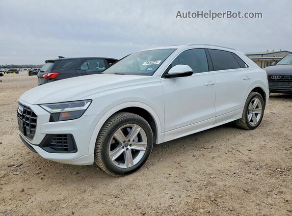 WA1AVAF1XKD009693 2019 AUDI Q8 Белый Передняя левая четверть