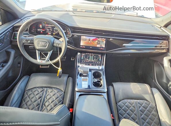 WA1AWBF12PD007978 2023 AUDI SQ8 White Widok deski rozdzielczej