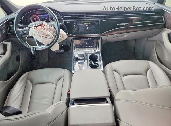 WA1AXAF72LD004925 2020 AUDI Q7 White Вид панелі приладів