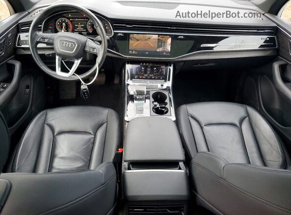 WA1AXAF7XMD024714 2021 AUDI Q7 Black Widok deski rozdzielczej