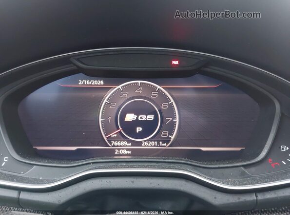 WA1B4AFY4L2122797 2020 AUDI SQ5 Gray Вид задніх сидінь