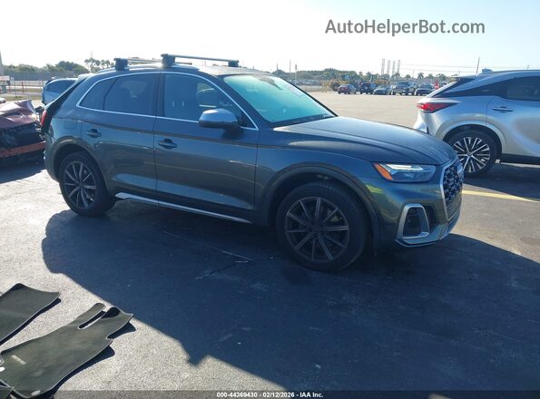 WA1B4AFY4M2064238 2021 AUDI SQ5 Серый Передняя правая четверть