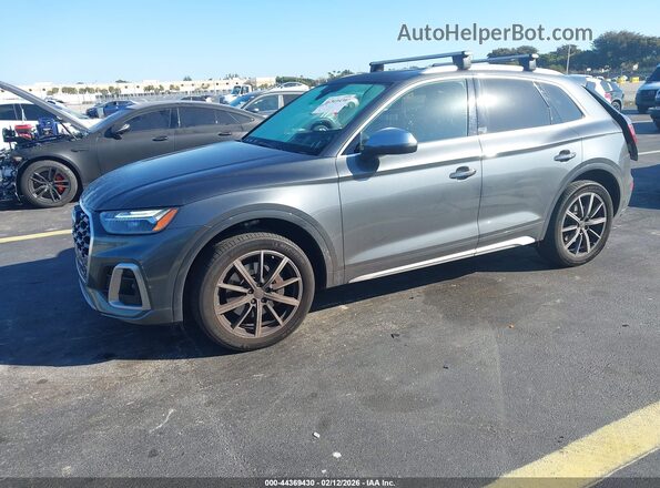 WA1B4AFY4M2064238 2021 AUDI SQ5 Серый Передняя левая четверть
