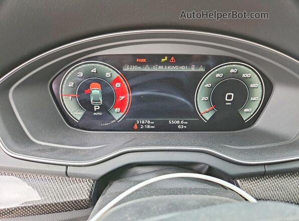 WA1B4AFY5M2032124 2021 AUDI SQ5 Черный Вид щитка приборов