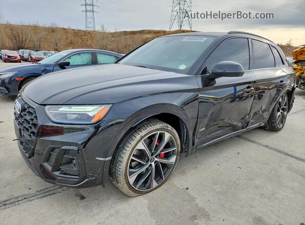 WA1B4AFY5M2032124 2021 AUDI SQ5 Черный Передняя левая четверть