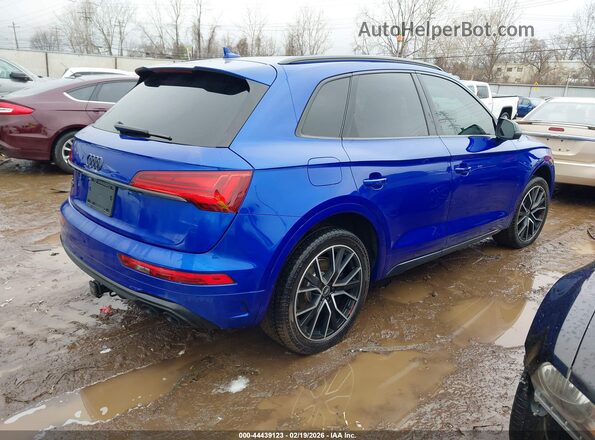 WA1B4AFY9M2042199 2021 AUDI SQ5 Dark Blue Задняя правая четверть