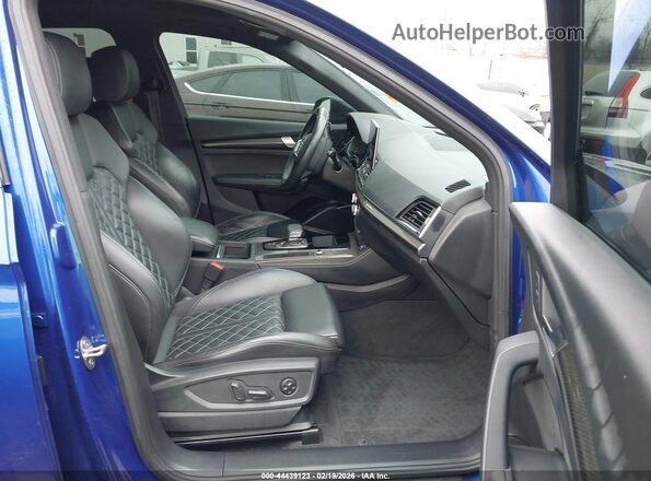 WA1B4AFY9M2042199 2021 AUDI SQ5 Dark Blue Вид салона спереди