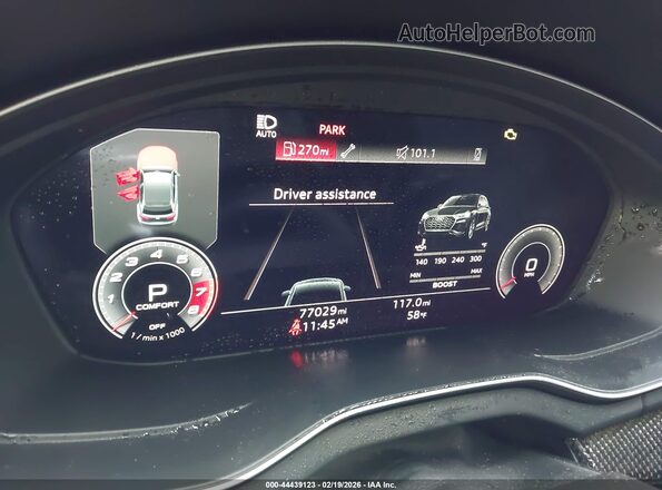 WA1B4AFY9M2042199 2021 AUDI SQ5 Dark Blue Вид задних сидений