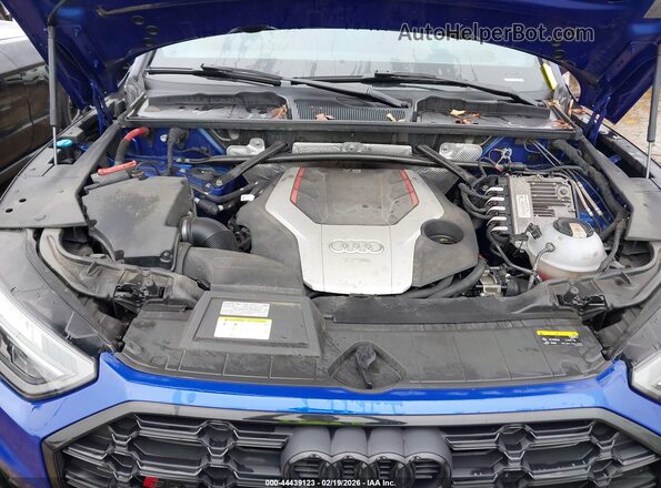WA1B4AFY9M2042199 2021 AUDI SQ5 Dark Blue Вид сзади