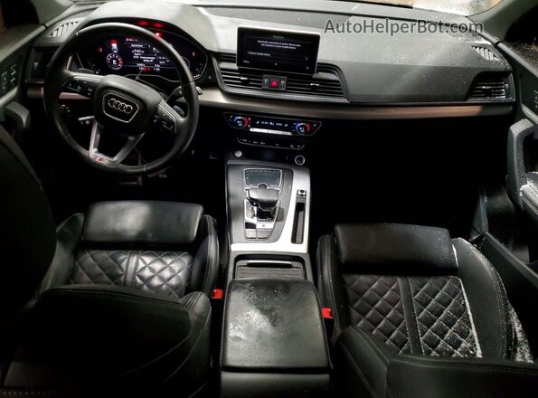 WA1B4AFYXL2056918 2020 AUDI SQ5 Black Вид панелі приладів