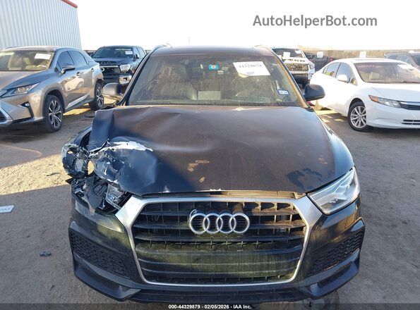 WA1BCCFS1JR026768 2018 AUDI Q3 Black Widok zestawu wskaźników