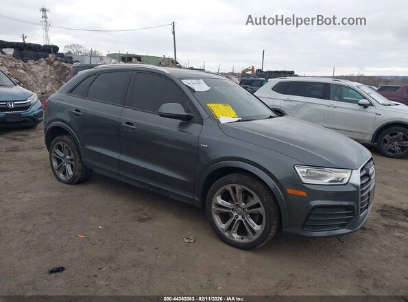 WA1BCCFS7JR013765 2018 AUDI Q3 Серый Передняя правая четверть