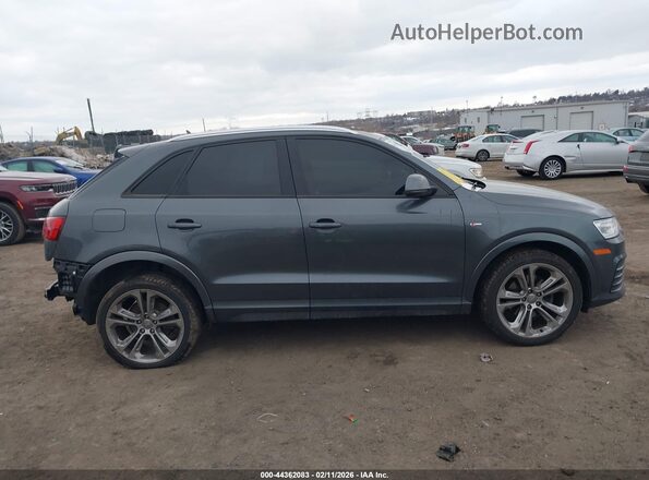 WA1BCCFS7JR013765 2018 AUDI Q3 Серый Вид задней части салона