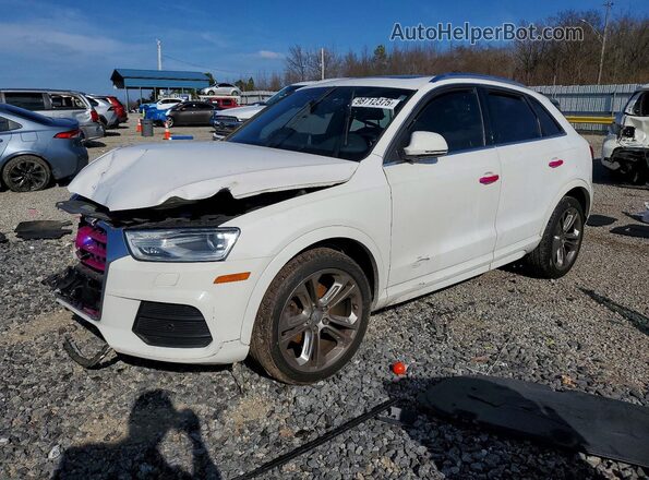 WA1BFCFS3GR015187 2016 AUDI Q3 Белый Передняя левая четверть