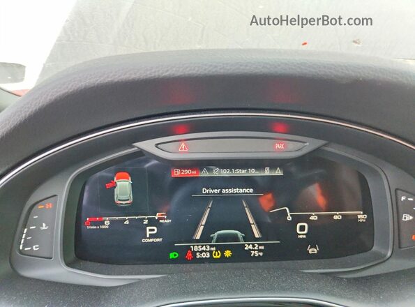 WA1BVBF16PD038397 2023 AUDI Q8 Black Widok zestawu wskaźników
