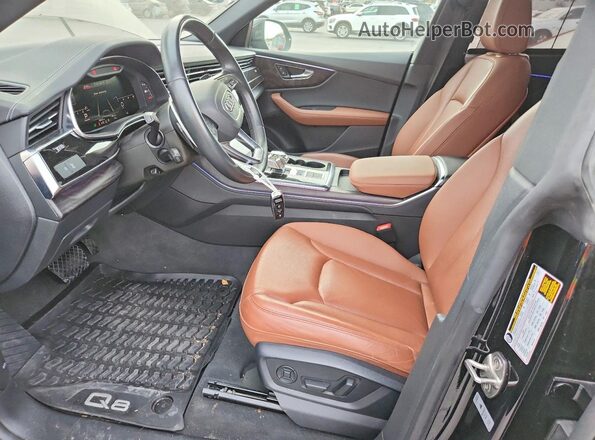 WA1BVBF16PD038397 2023 AUDI Q8 Black Widok wnętrza z przodu