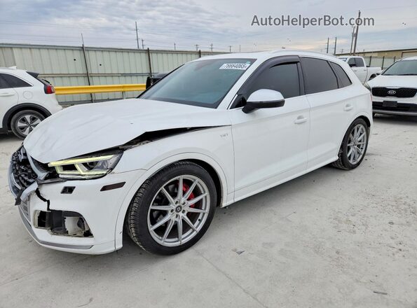 WA1C4AFY4J2204658 2018 AUDI SQ5 Белый Передняя левая четверть
