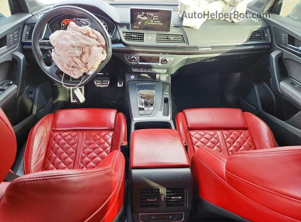 WA1C4AFY8L2027289 2020 AUDI SQ5 White Вид панелі приладів