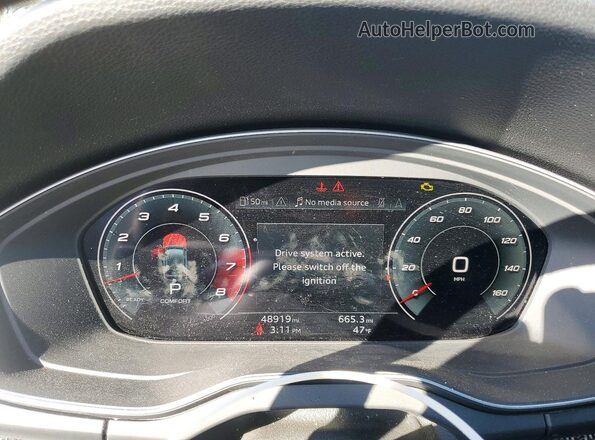 WA1C4AFY8R2005172 2024 AUDI SQ5 Black Widok zestawu wskaźników
