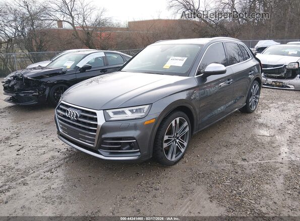 WA1C4AFY9J2140780 2018 AUDI SQ5 Gray Przód lewy
