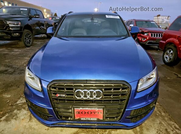 WA1CCAFP9GA095493 2016 AUDI SQ5 Blue Front view
