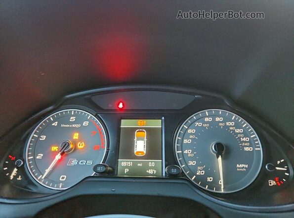 WA1CCAFP9GA095493 2016 AUDI SQ5 Blue Instrument cluster view
