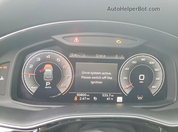 WA1CVAF17KD008901 2019 AUDI Q8 Gray Widok tylnych siedzeń