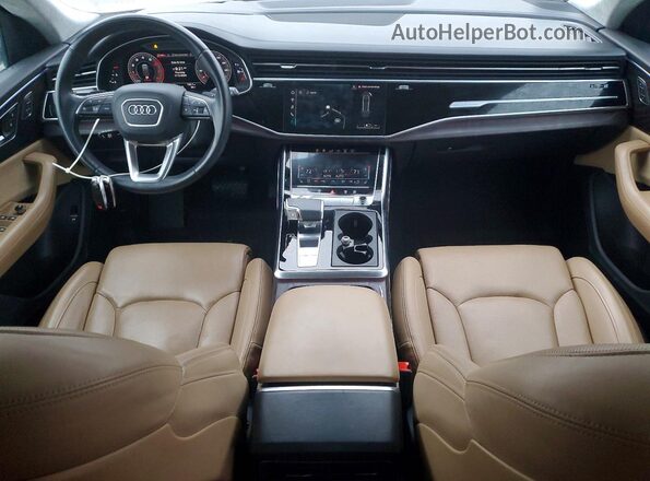 WA1CVAF17LD021763 2020 AUDI Q8 White წინა პანელის ხედი