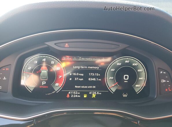 WA1CWBF18PD026897 2023 AUDI SQ8 Black Widok zestawu wskaźników