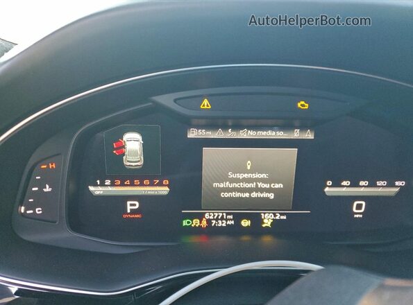 WA1CWBF19MD035118 2021 AUDI SQ8 Серебряный Вид щитка приборов