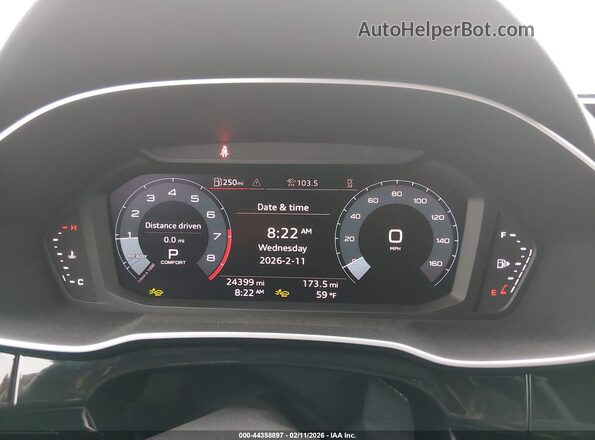 WA1DECF30S1056288 2025 AUDI Q3 Серый Вид задних сидений