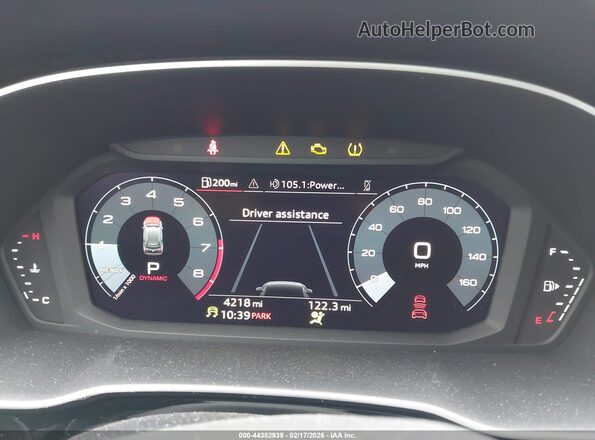 WA1DECF30S1085760 2025 AUDI Q3 Черный Вид задних сидений