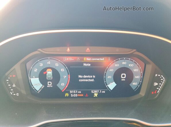 WA1DECF31R1207777 2024 AUDI Q3 Черный Вид щитка приборов