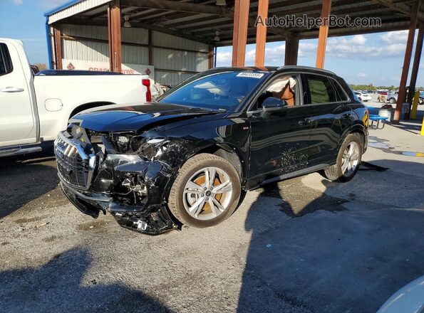 WA1DECF31R1207777 2024 AUDI Q3 Черный Передняя левая четверть