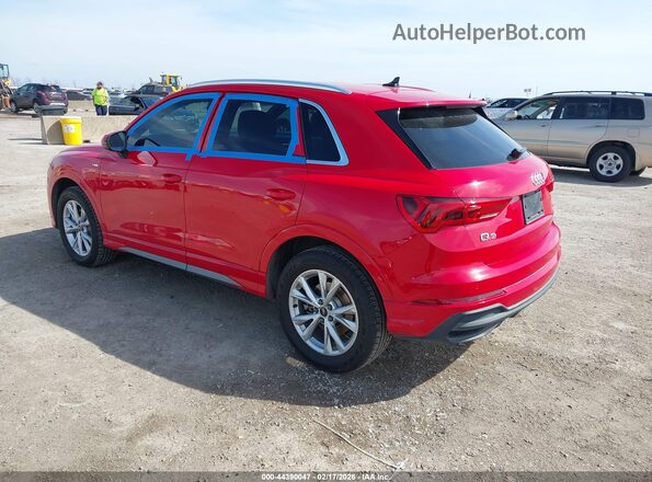 WA1DECF34N1125116 2022 AUDI Q3 Красный Задняя левая четверть