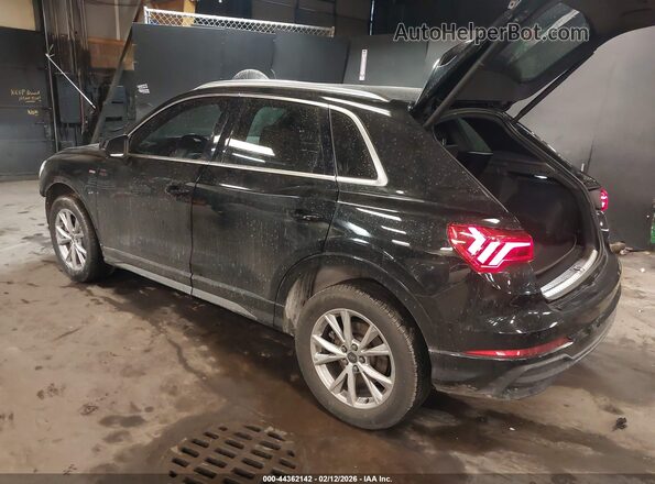 WA1DECF36P1143104 2023 AUDI Q3 Black უკანა მარცხენა