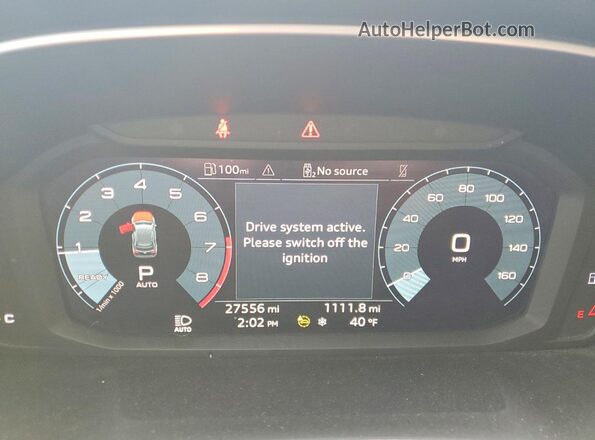 WA1DECF37P1032965 2023 AUDI Q3 Black Vista del cuadro de instrumentos