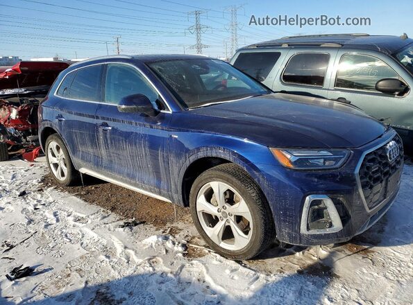 WA1EAAFY2P2140954 2023 AUDI Q5 Синий Передняя правая четверть