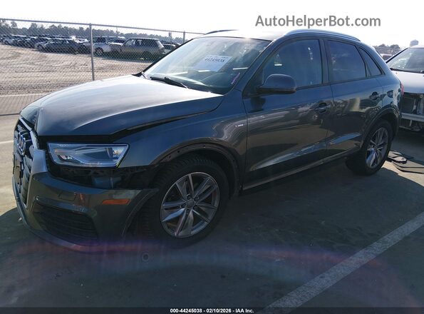 WA1ECCFS9JR024487 2018 AUDI Q3 Gray Передня ліва чверть